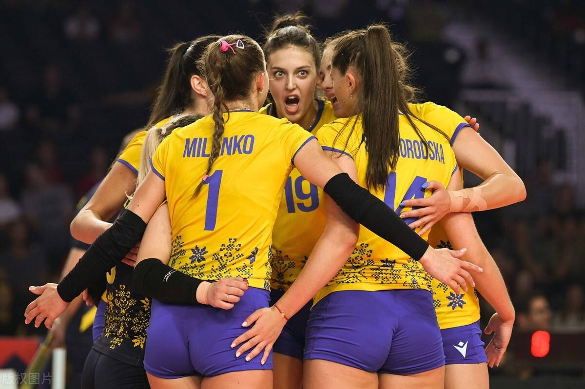 乌克兰队在赛场上大放异彩