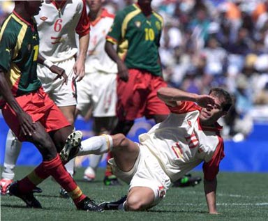 瑞士队在比赛中遭遇惨败，无缘晋级